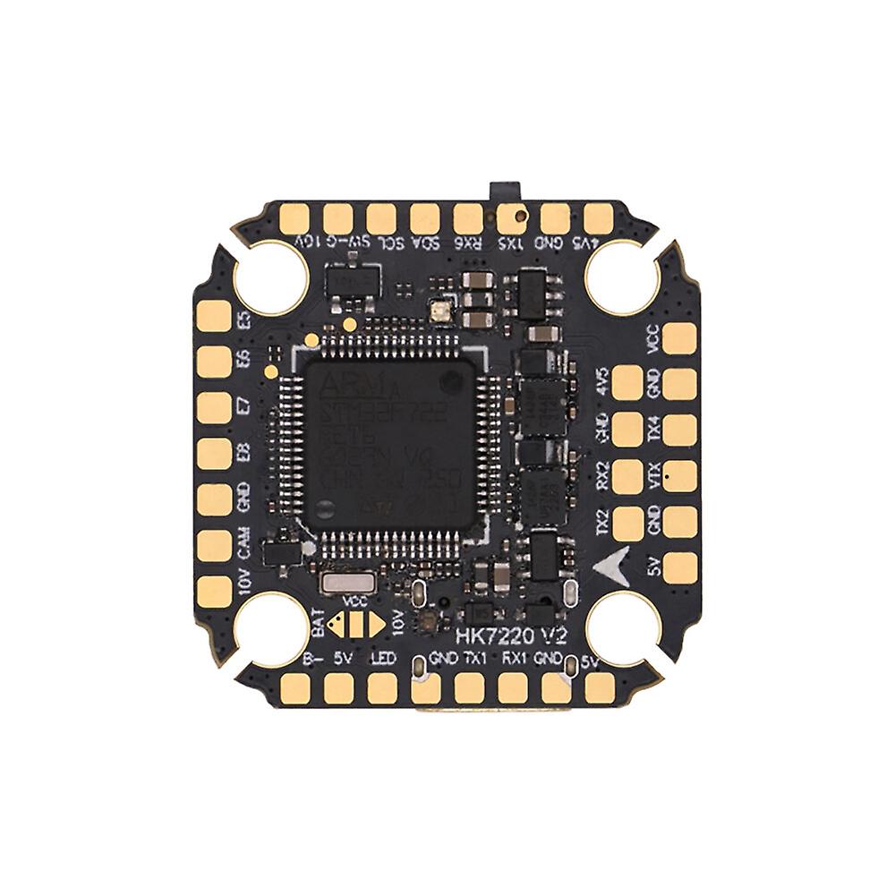20x20mm HAKRC F7220V2 Mini F7 Flight Controller Dual Gyro 5V 10V BEC Output Built-in LED Light Curre