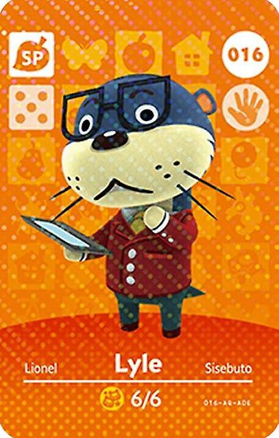 Animal 001 ~ 030 Nfc Card Tag Series 1 Para Ns Switch 3ds Ntag215 New Horizons Hot
