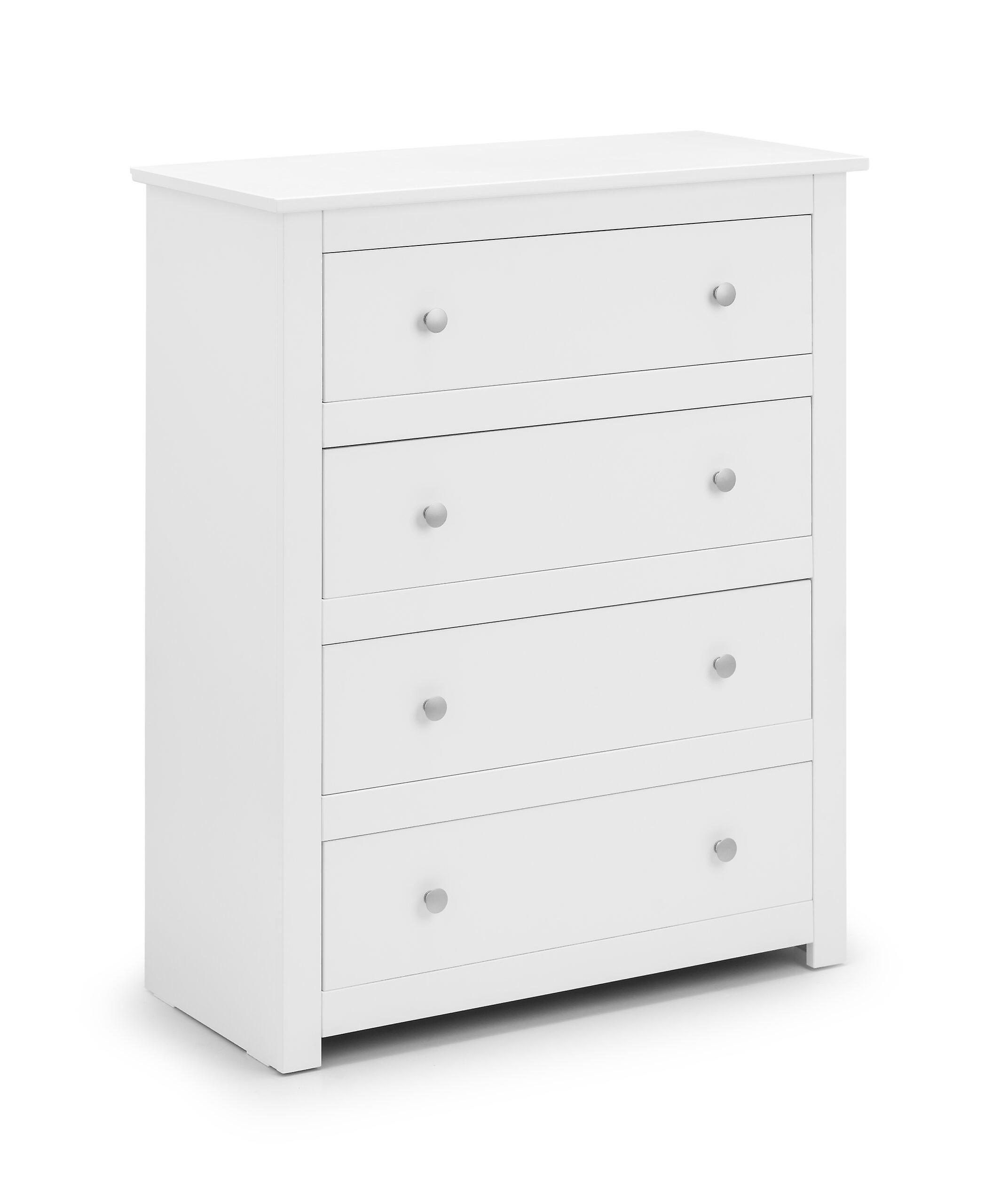 Gerard 4 Drawer Chest - Surf White