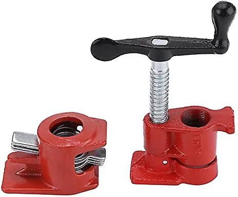 Set 4 Morsetti Per Tubi In Legno - Sgancio Rapido, Ghisa, Per Fai-da-te, Falegnameria - Foto 8