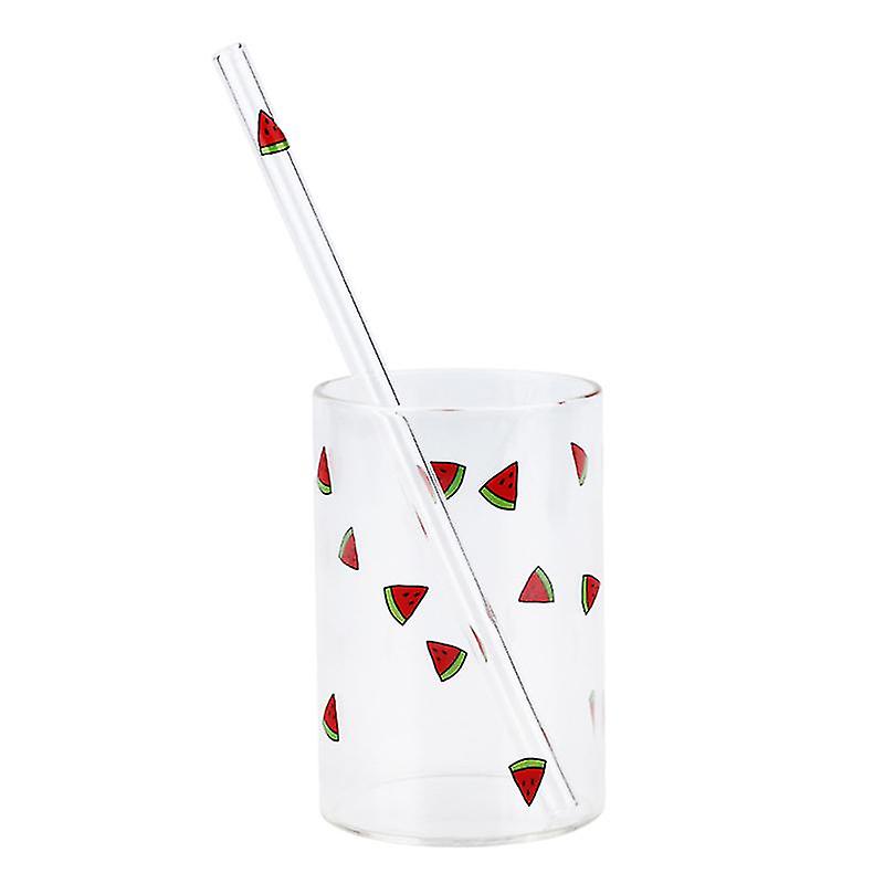 1pcs Straw Glass Cup