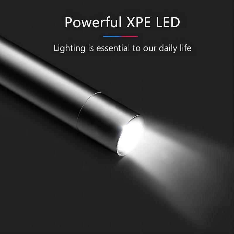 Wholesale New Mini Portable Glare Flashlight Rechargeable Long-range Portable Ultra-bright Multi-function Color Box Packaging