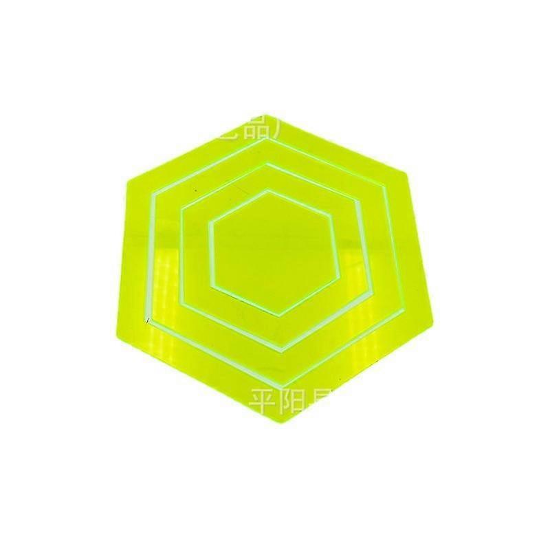 4Pcs Patchwork Quilting Ruler Clear Hexagon Cutting Ruler Acrylic Sewing Ruler Sewing Supply