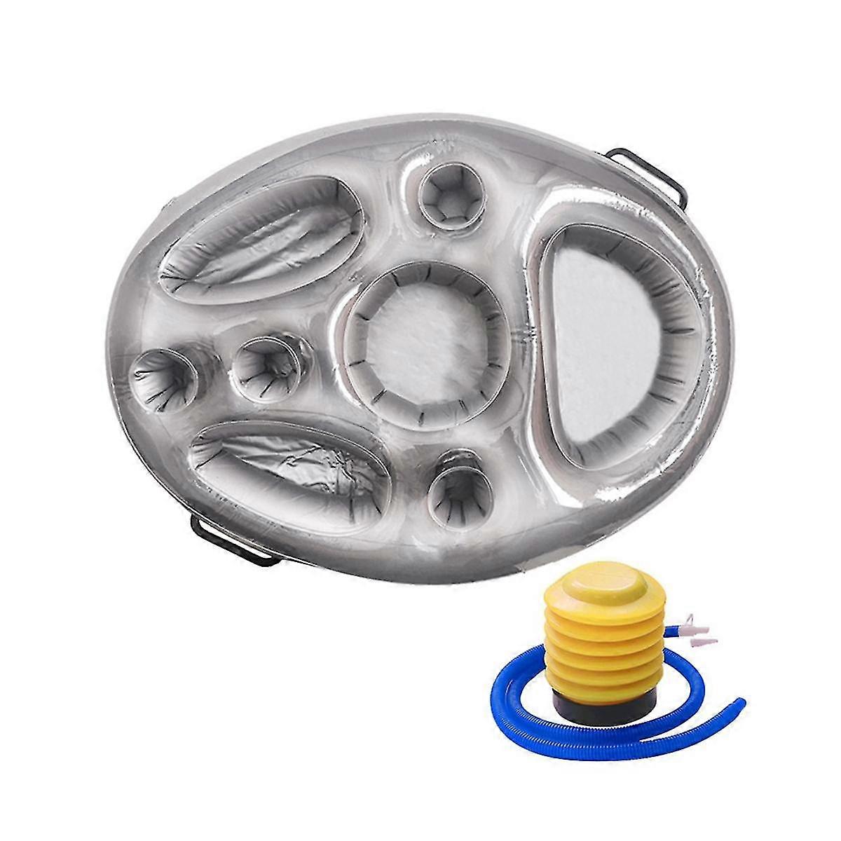 Summer Party Floating Tray Cup Holder Pool Floating Beer Fruit Drinking Cooling Floating Tray Pool