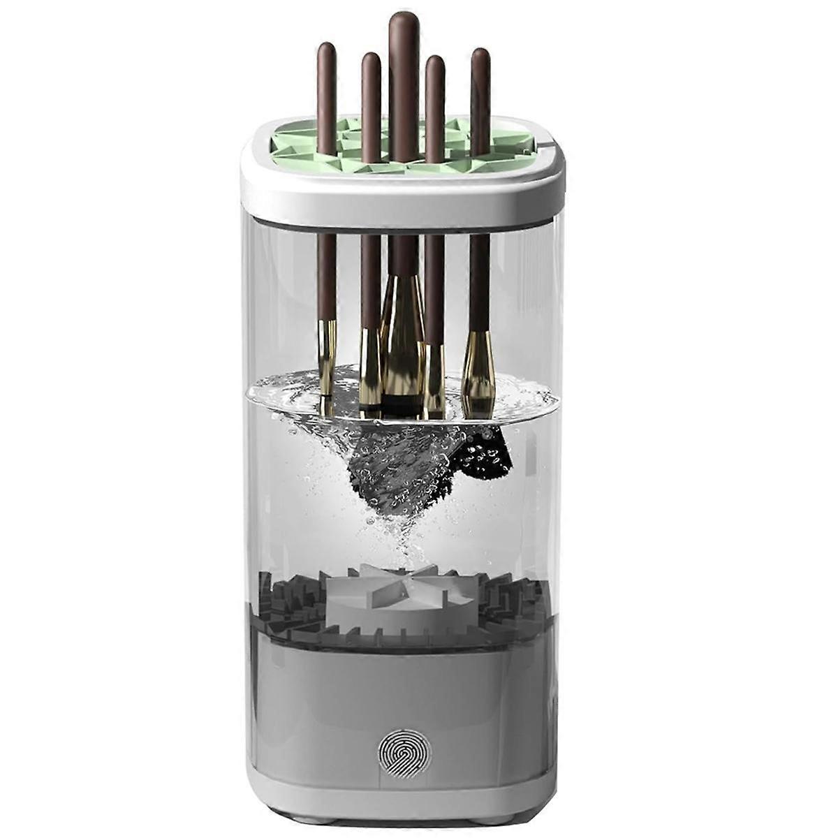 Electric Makeup Brush Cleaner Machine Automatic Makeup Brush Washer & Holder Quick Efficient for Deep Cleaning
