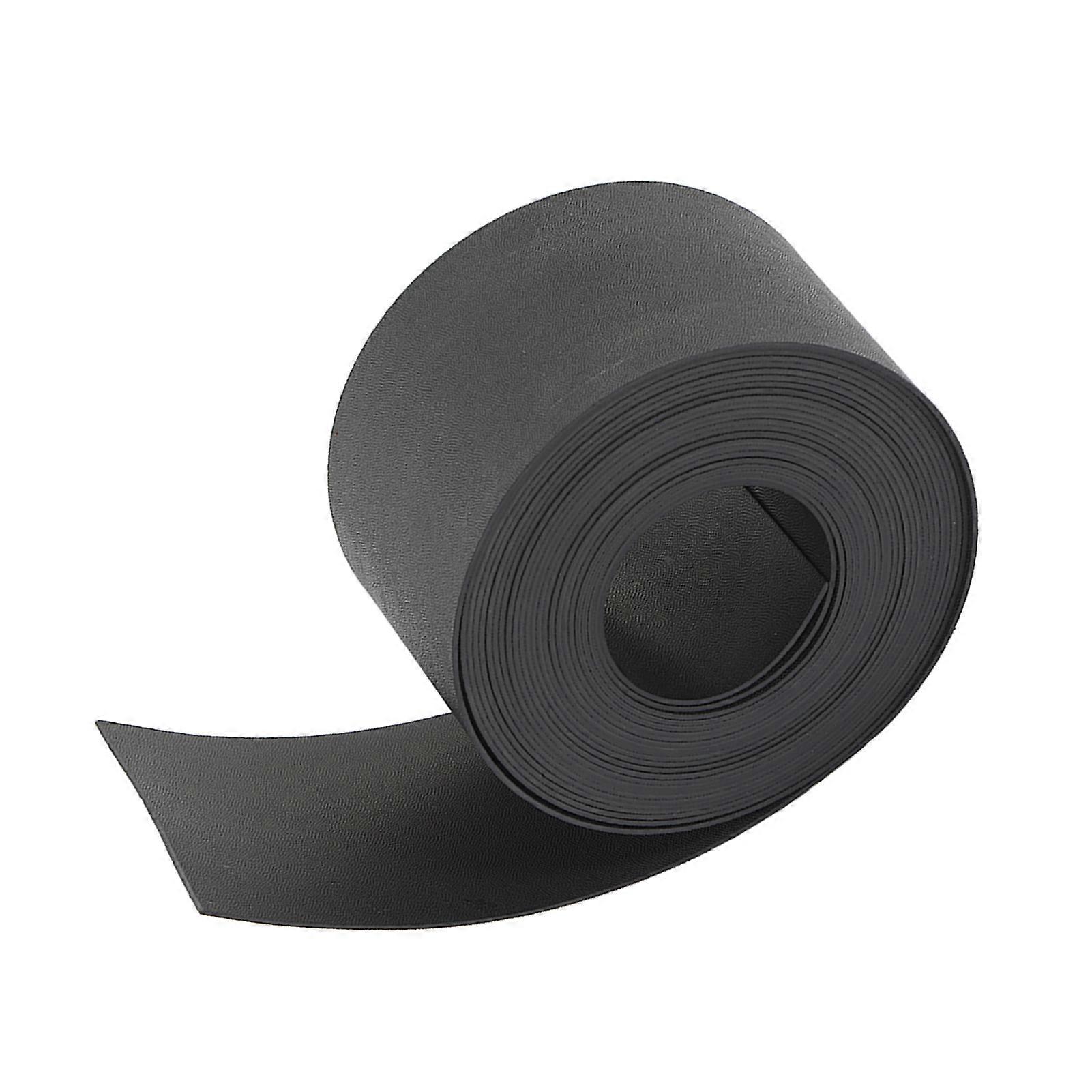 Landscape Edging PE Garden Edging Border Black 12cm Width 10m Length 2mm Thickness for Outdoor NO.9584