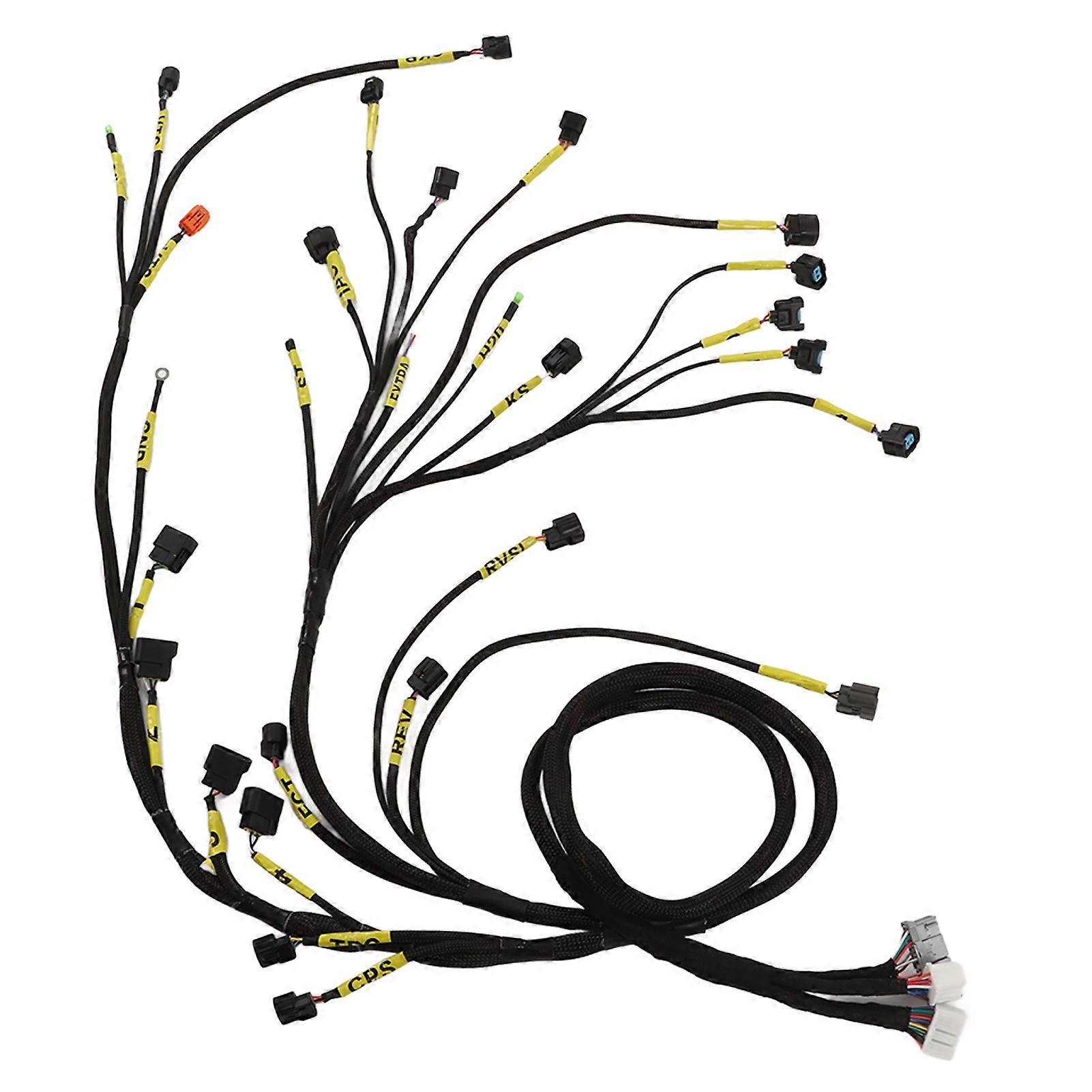 Engine Injector Wiring Harness Complete K20 K24 Leakproof Replacement for C7 Excavator