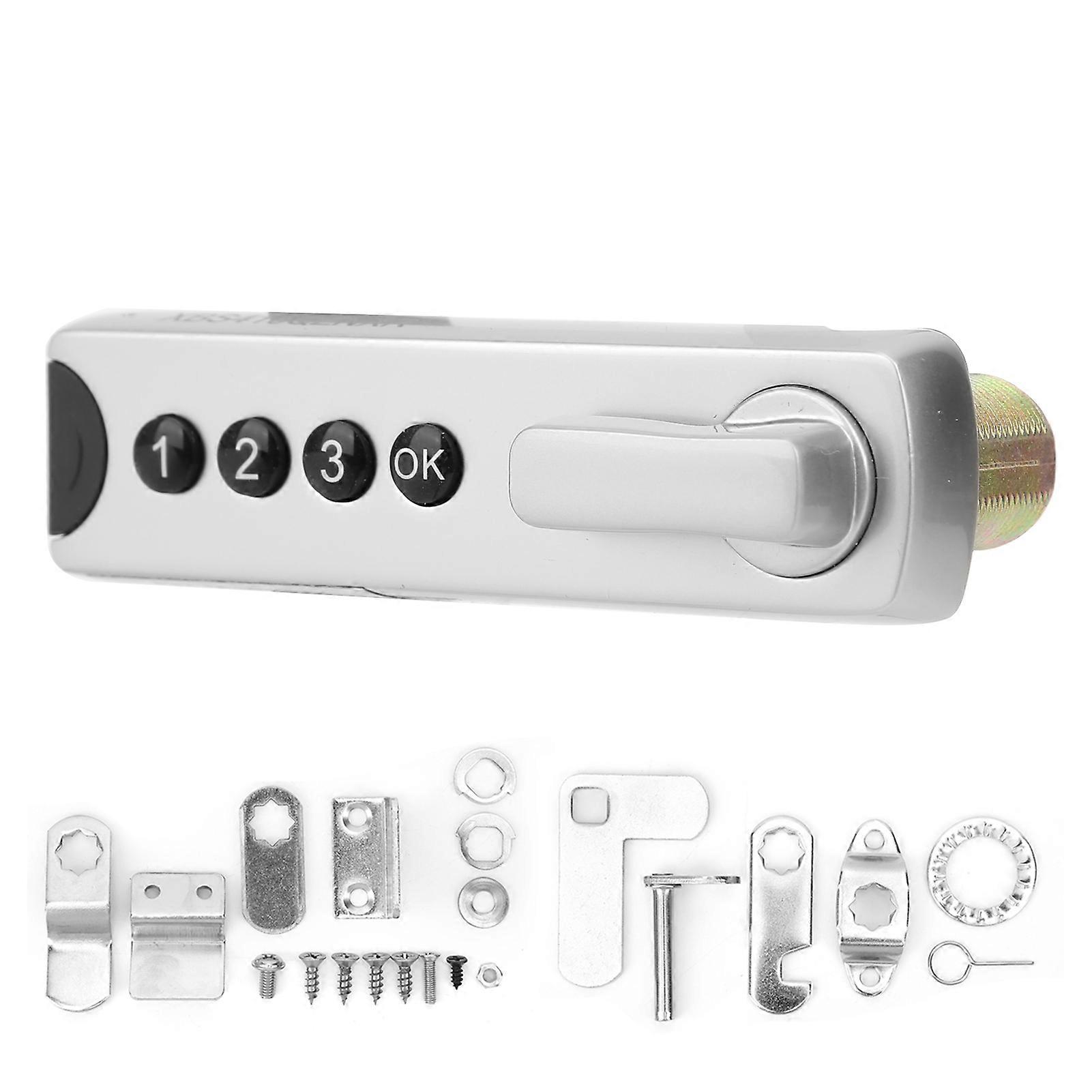 Zinc Alloy Smart Password Cabinet Lock Builtin 100mah Battery For Home Securiry Antitheft