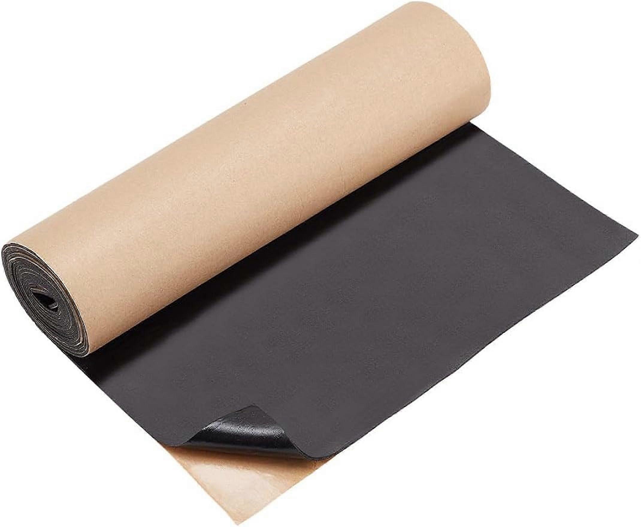 Sponge Neoprene with Adhesive Foam Rubber Sheet 2 mm Thick Black EVA Foam Roll Foam Rubber Sheet 11.8x78.7Inch