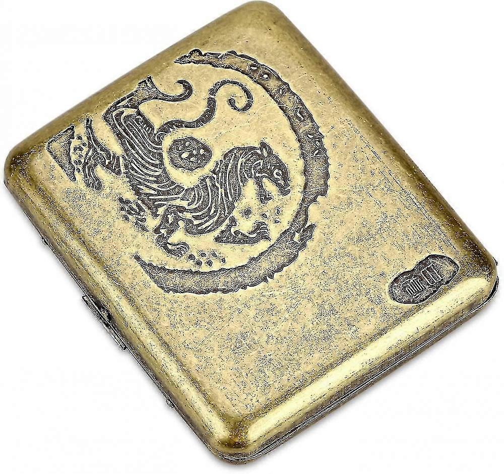 Can Hold 20 Cigarettes, Straw Cigarette Case Dragon