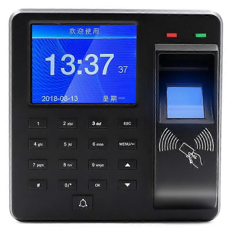 Fingerprint Recognition Time And Attendance Machine English
