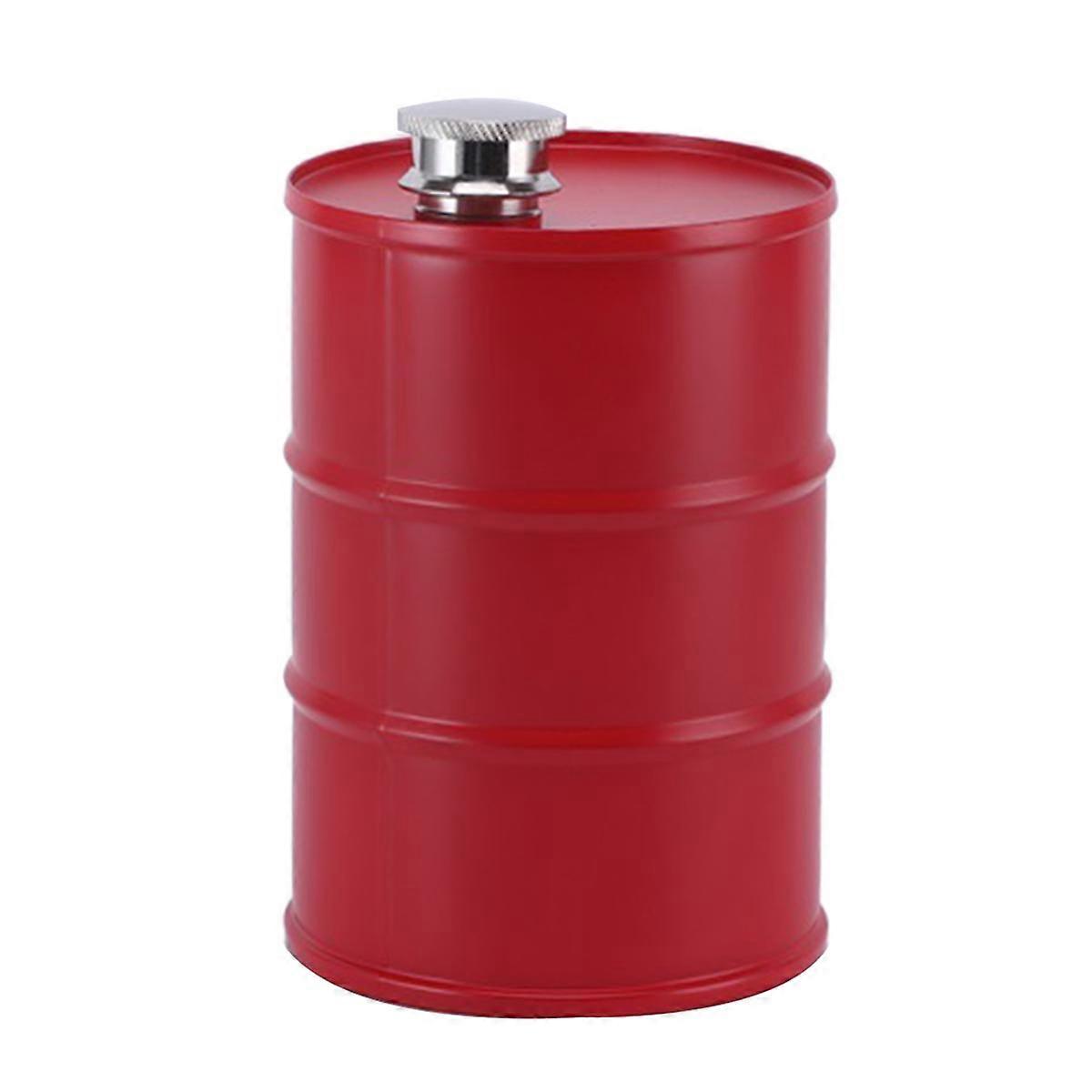 750Ml Barrel Wine Pot Stainless Steel Mini Hip Flask Sake Cup Cylindrical Portable for Travel for O