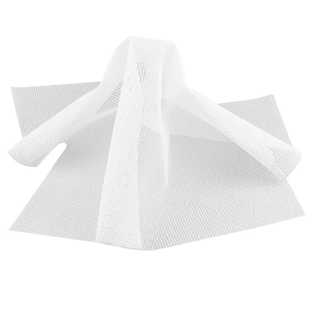 1pc Siliocone Household Steamer Pads Non-stick Dumplings Mat Steamed Buns Baking Pastry Dim Sum Mesh Pad (60x60cm White)
