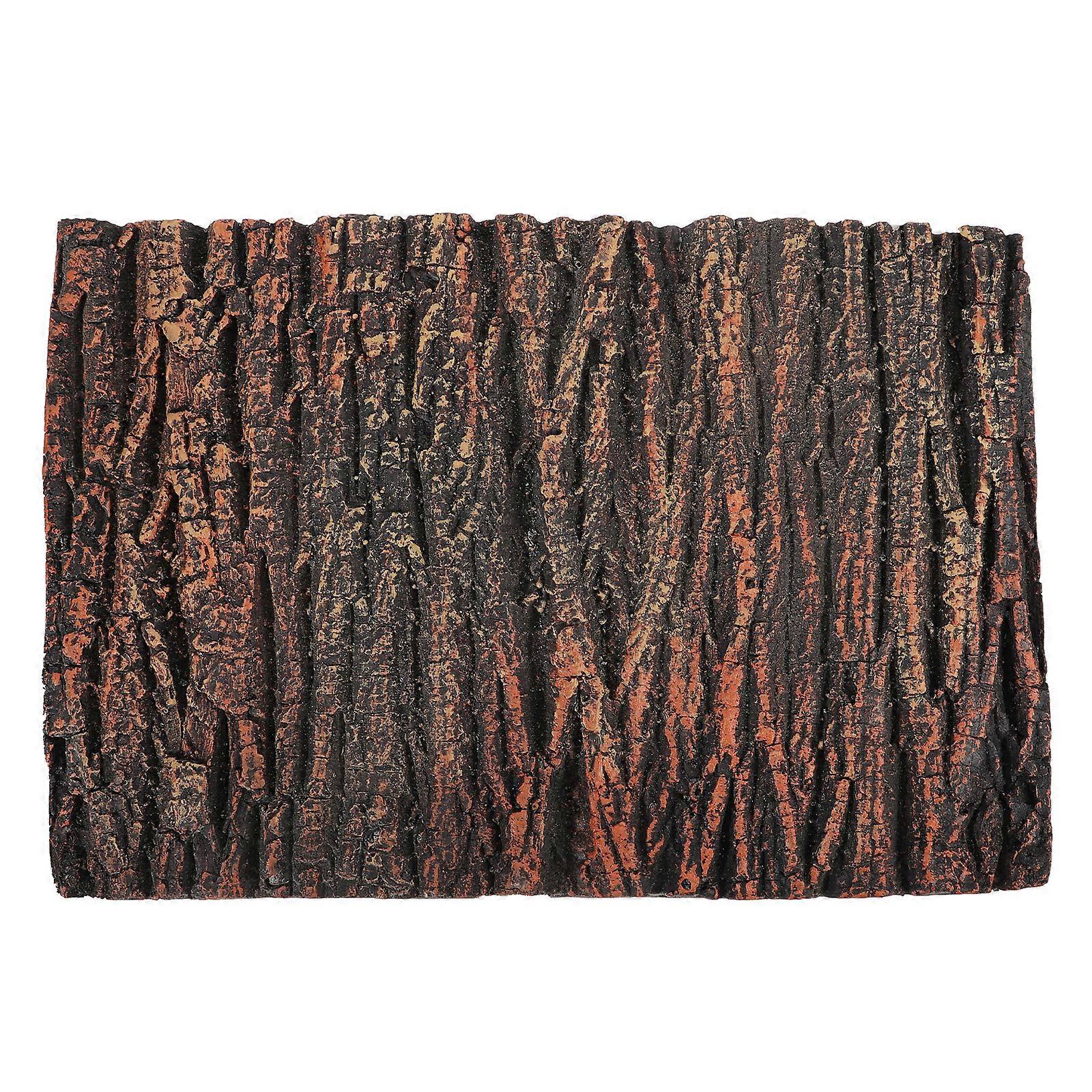 1PC Fish Tank Background Board Emulated Oak Bark Reptile Box 3D Decorative Board