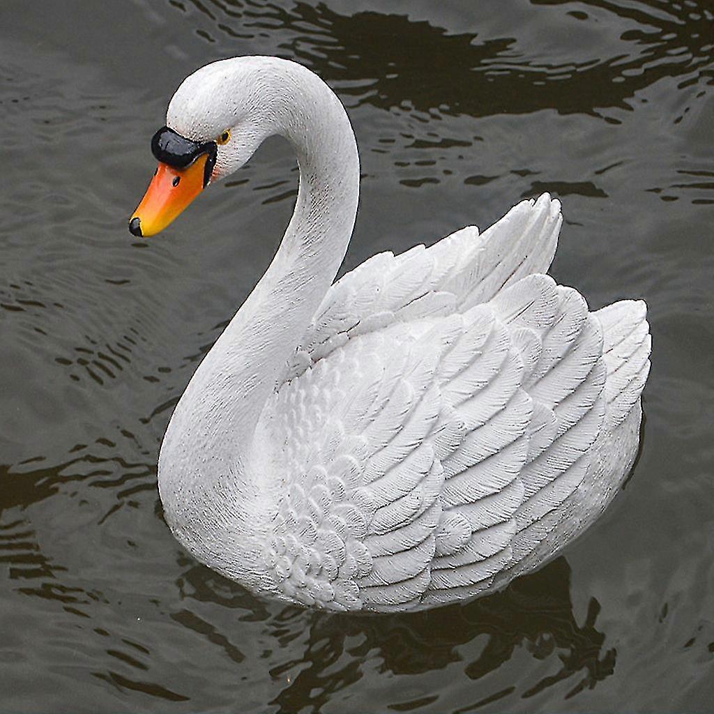 حديقة الحلي في الهواء الطلق البجعة الراتنج الحلي حديقة الحرف المياه سطح الديكورات - جيد