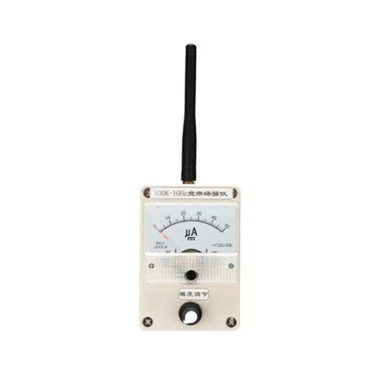 100khz-1000mhz Field Strength Indicator Meter Rf Signal Level Meter + Antenna