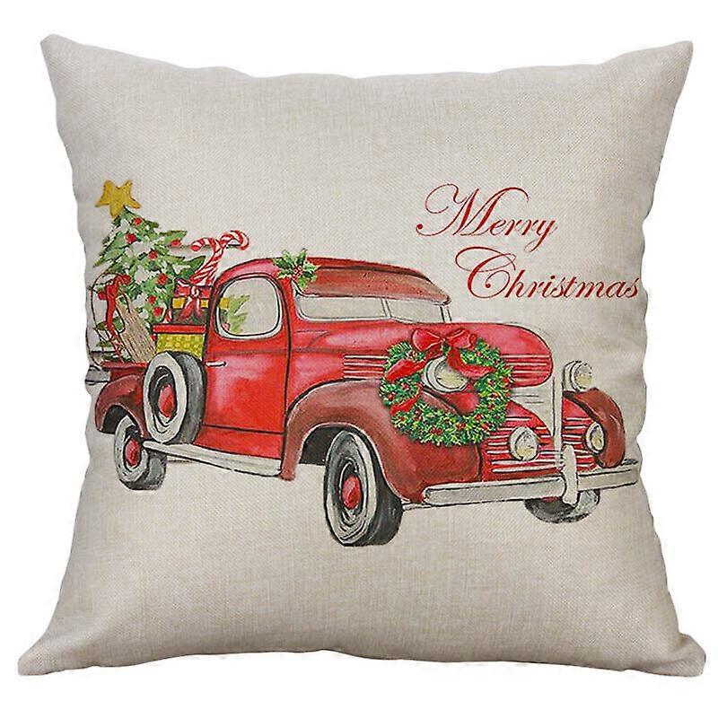GnomeクリスマストラックHoHoHo SANTAトナカイクッションカバーデザイン417jpjcjhとスロー枕カバー