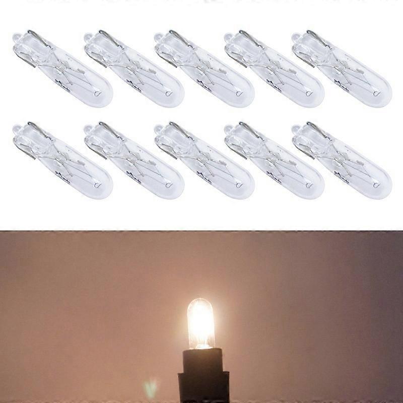 20pcsset Car Dashboard Light 12V24V White LED Bulbs With Wedge Base Auto Interior Dash Boards Lamp