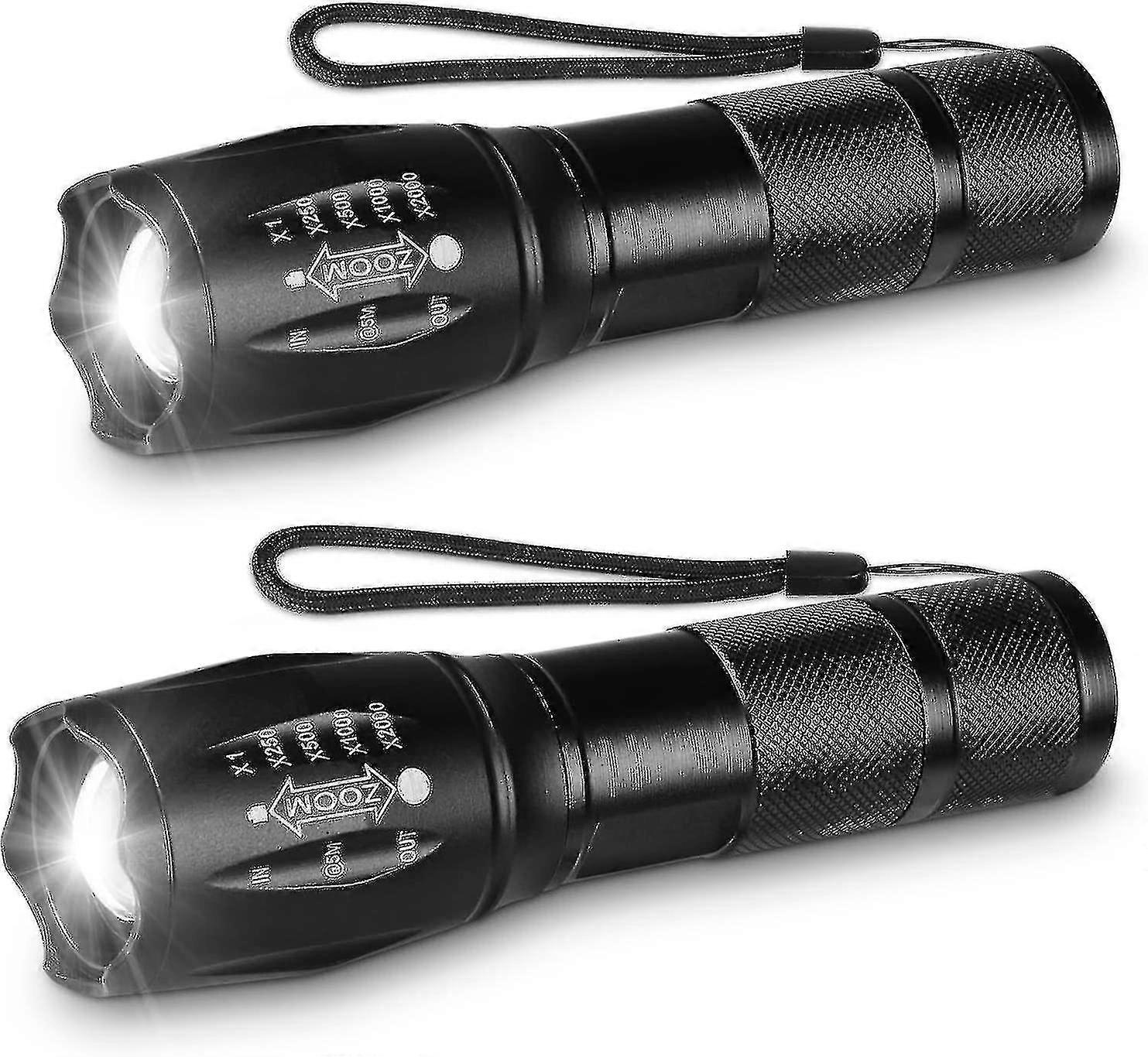 2pcs Strong Flashlight Outdoor Lighting Cycling Light