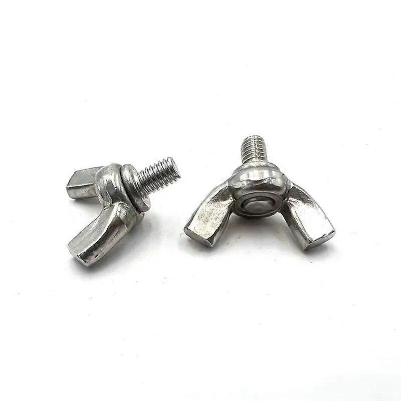 1pcs M10 DIN316 304 χέρι ανοξείδωτου σφίγγει το εργαλείο χωρίς εργαλεία προσαρμόζει την επικεφαλής βίδα αντίχειρα φτερών πεταλούδων μπουλονιών