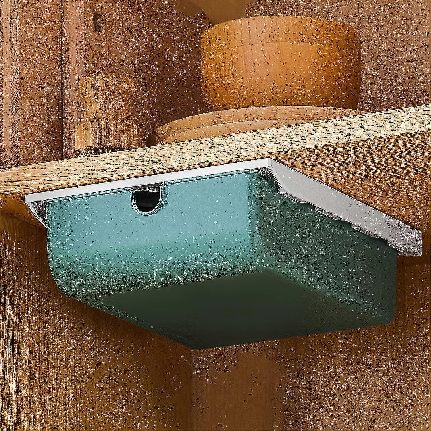 Under Desk Drawer, Self Adhesive Hidden Drawer Under Table, Desk Storage Box