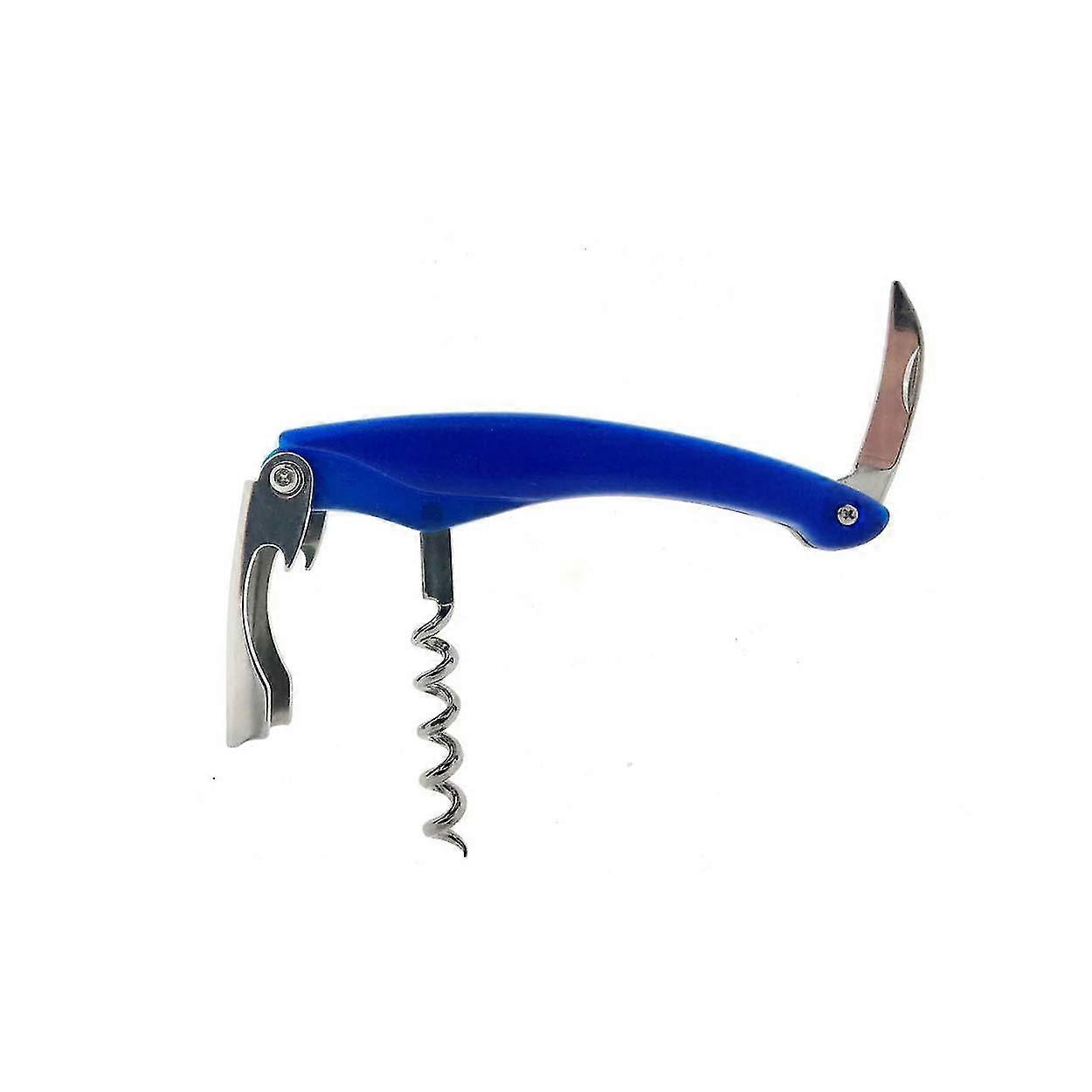Waiting Knife Corkscrew Cap Opener Wine Opener 11cm Blue Blue