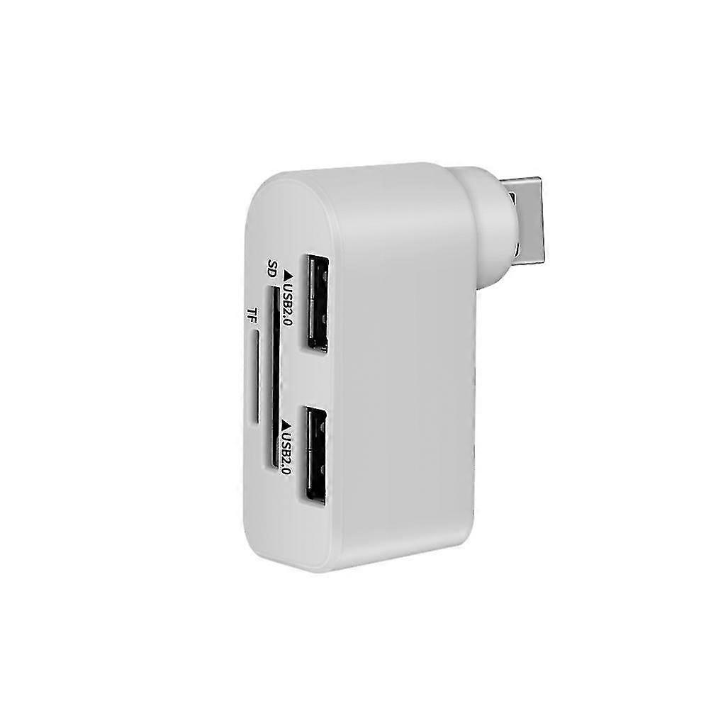 Rotatable High 3 Ports Usb 2.0 Hub Usb Desktop Splitter Adapter