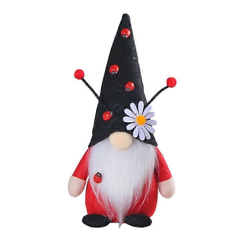 Halloween Gnomes Spring Ladybug Dwarfs Swedish Tomtes Figurines Faceless Doll