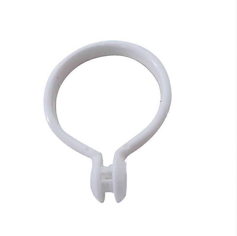 150 st 40 mm Snap-in Duschdraperiringar