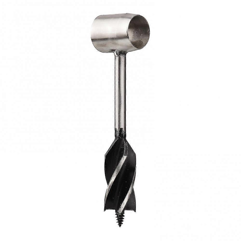 Survival Tool 4-edge Manual Auger Settler Wrench Bush craft Hand Auger Drill For Woodworking Camping Firewood Splitting