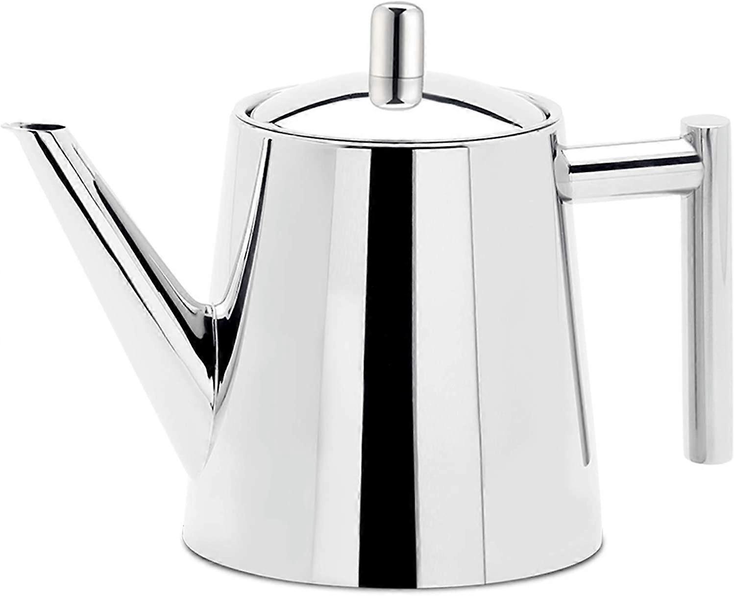 Stainless steel teapot with removable infuser 800ml teapot for fruit herbal teas and steeped teas