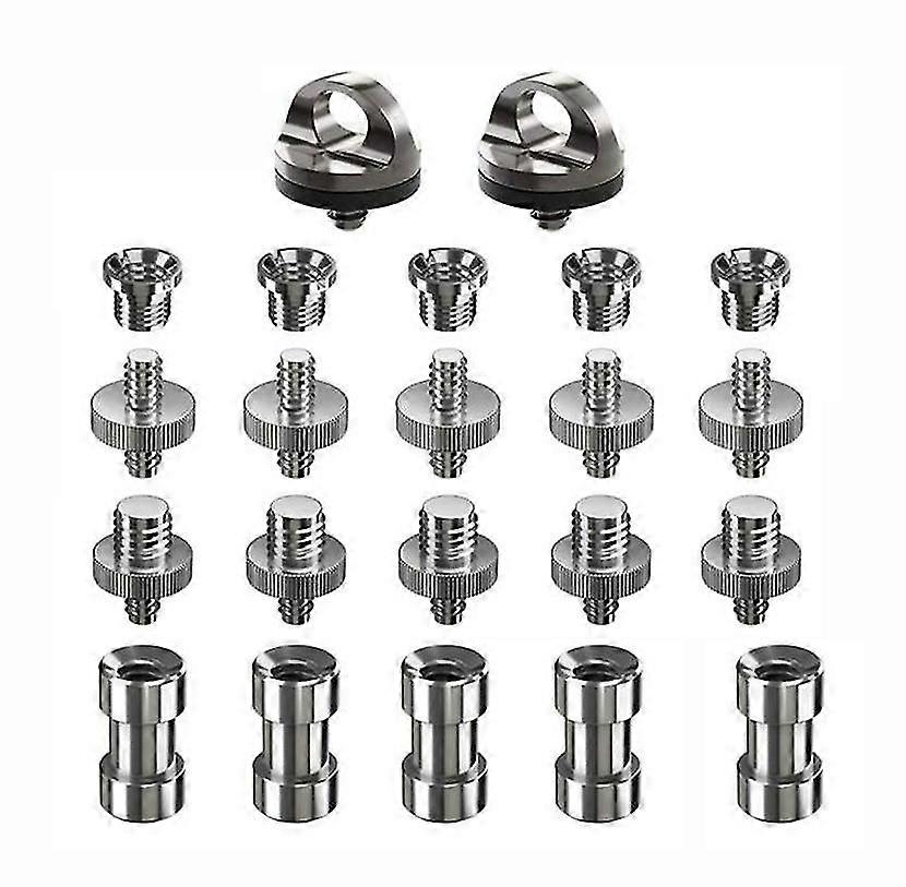 22 قطعة كاميرا المسمار، 1/4 بوصة و 3/8 بوصة محول