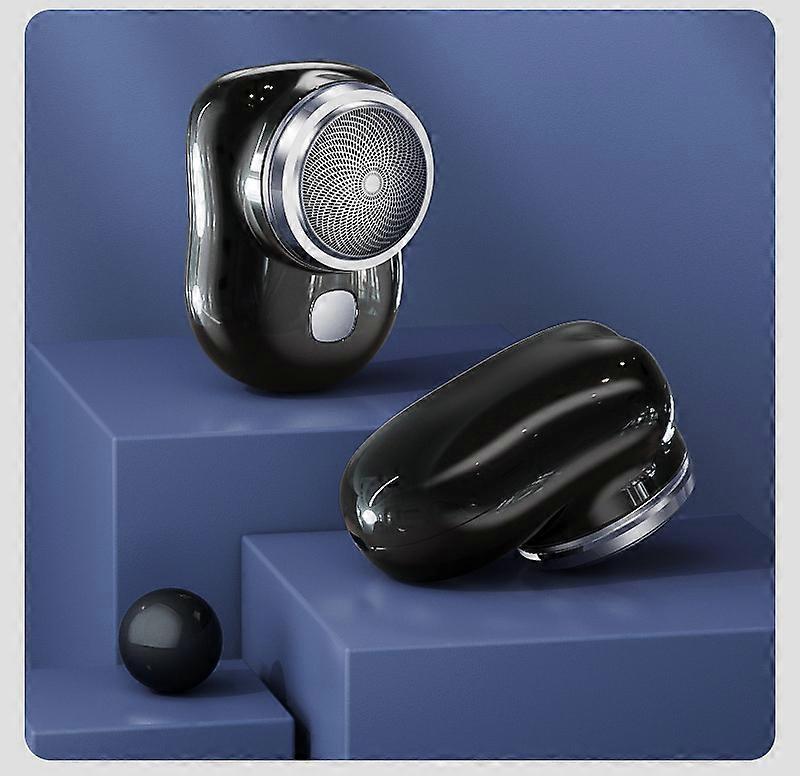 (Black) Mini Shaver Portable Electric Shaver