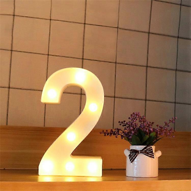 (Number 2) Creative digital decorative night light