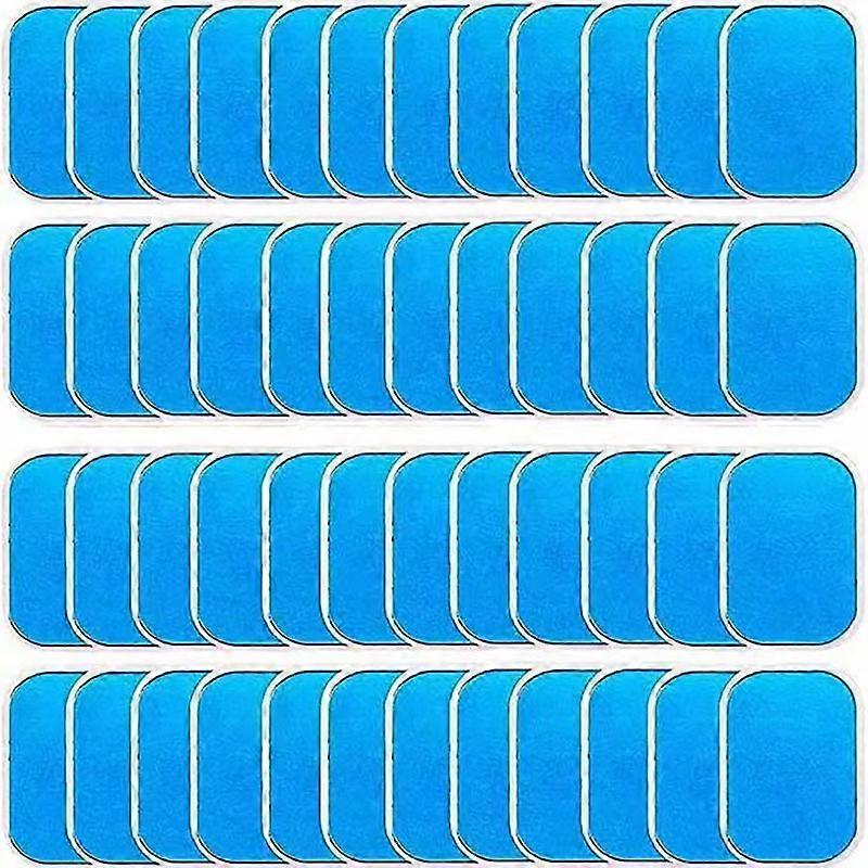 60 Hydrogel Sheets for Abdominal Muscle Trainer, 4x6cm Replacement Gel Sheets