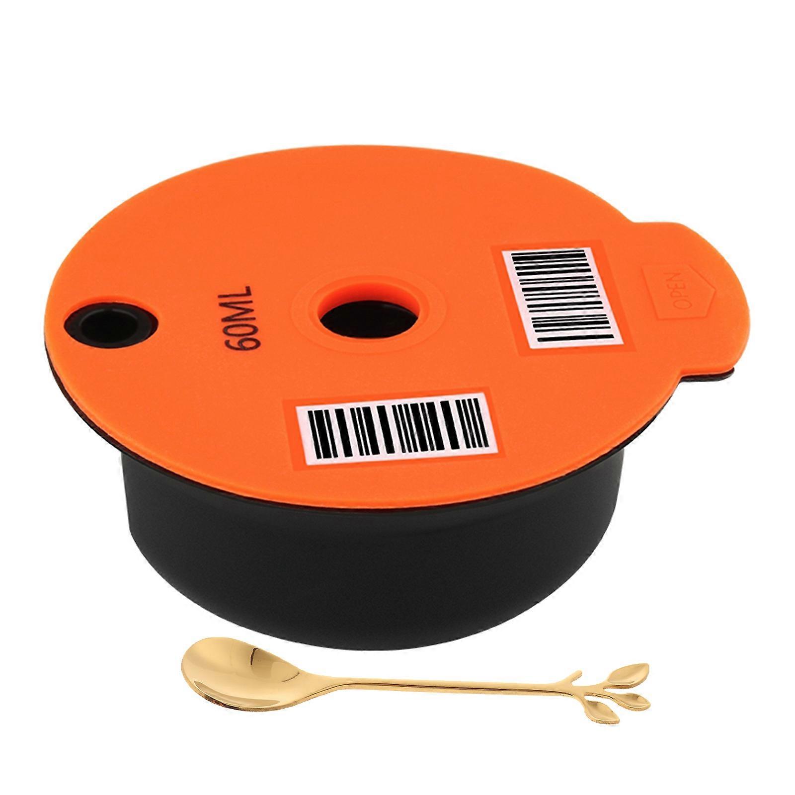 PP Coffee Capsule Pod with Slicone Lid for  60ml