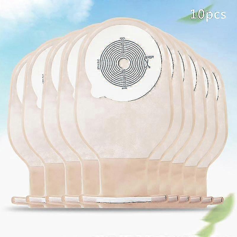 10pcs Colostomie Sacs Colostomie Jetable Stomie Drainable Sacs à Usage Unique Pochette