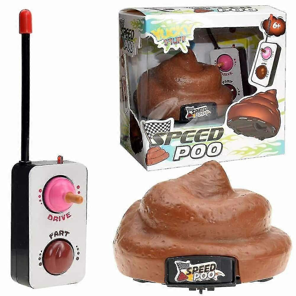 RC speed poo toy,Remote Control Speed Poo Tricky Toy, for halloween party game