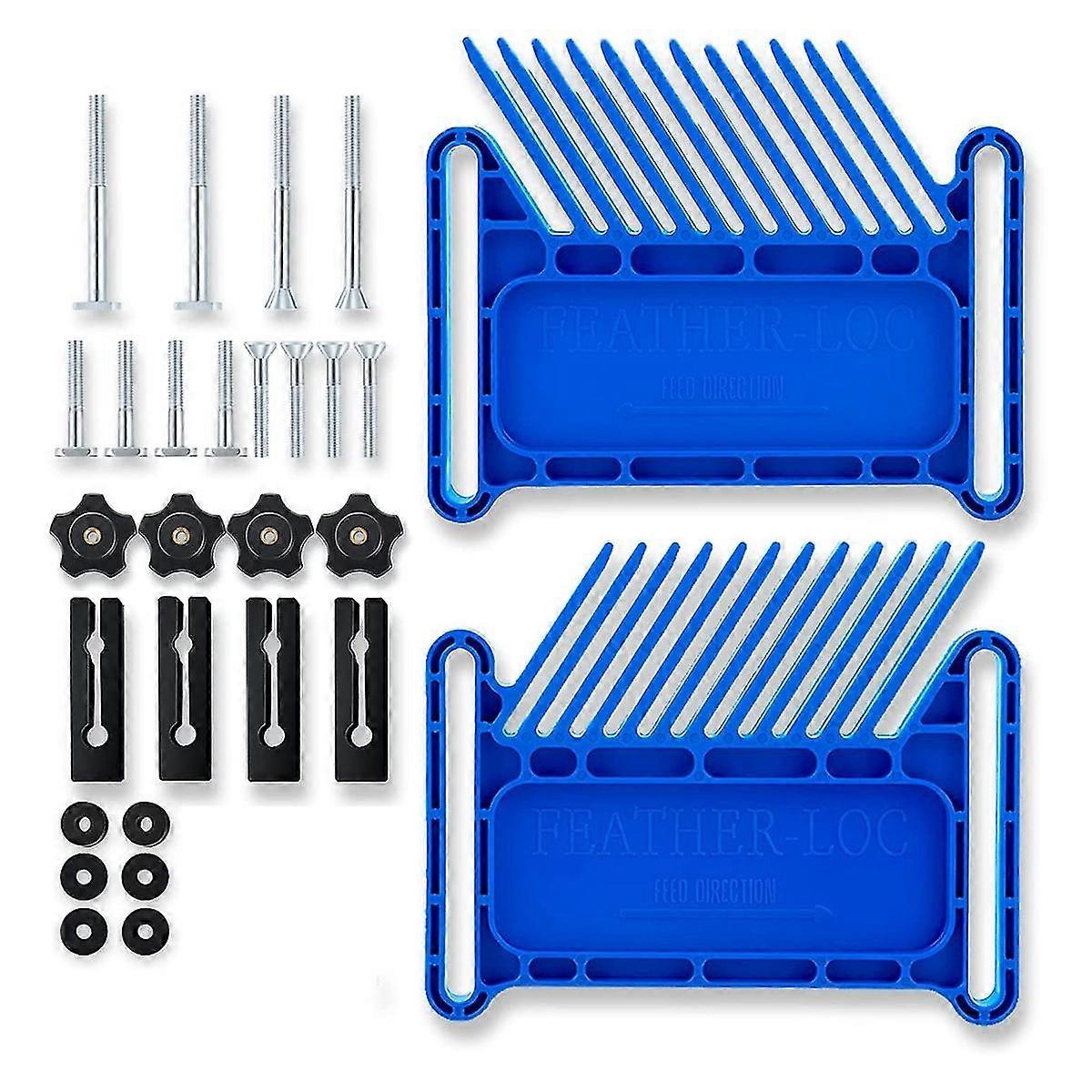 Upgraded Featherboard Safety Device Stackable Feather Board Fits Most Standard , T-slots, T-rails O