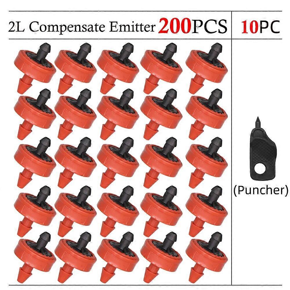 20-200PCS 2L 4L 8L الضغط التلقائي تعويض بالتنقيط تدفق ثابت حديقة باعث دائم منظم مياه الري بالتنقيط SMTX