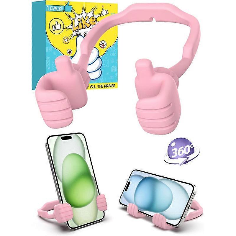 Thumbs Up Lazy Phone Stand Gifts for Christmas, Universal Cell Phone Holder for Desk