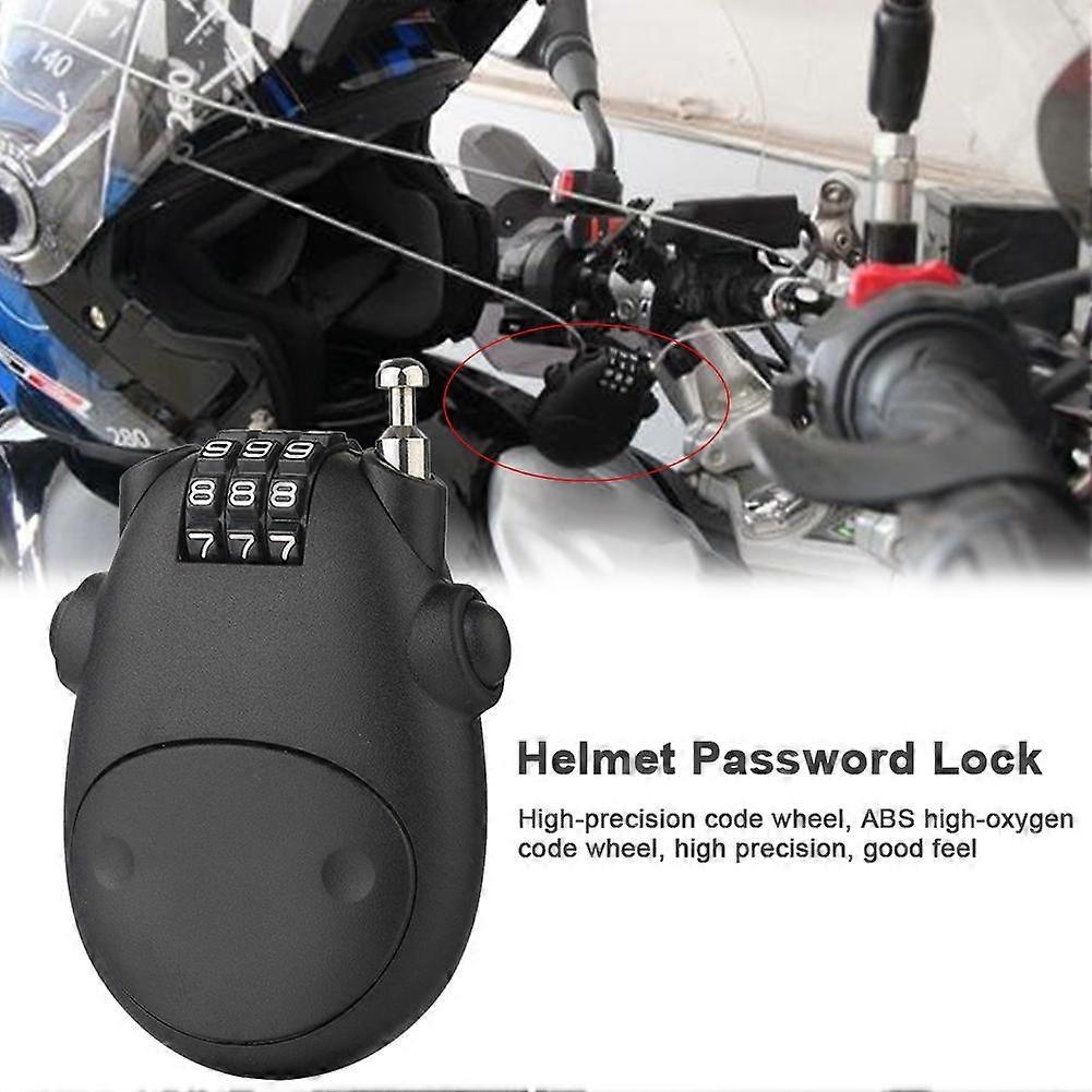 Telescopic Wire Rope Steel Cable Code Lock Suitcase Car Sled Bicycle Helmet High-precision Code Wheel Password Lock For Bike