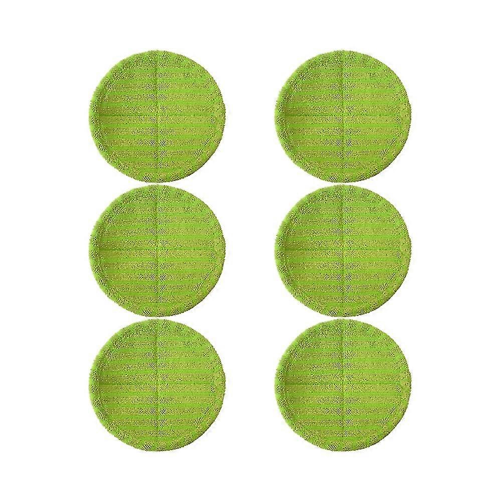 6 Pcs Replacement Pad For Cordless Electric Rotary Mop Sweeper
