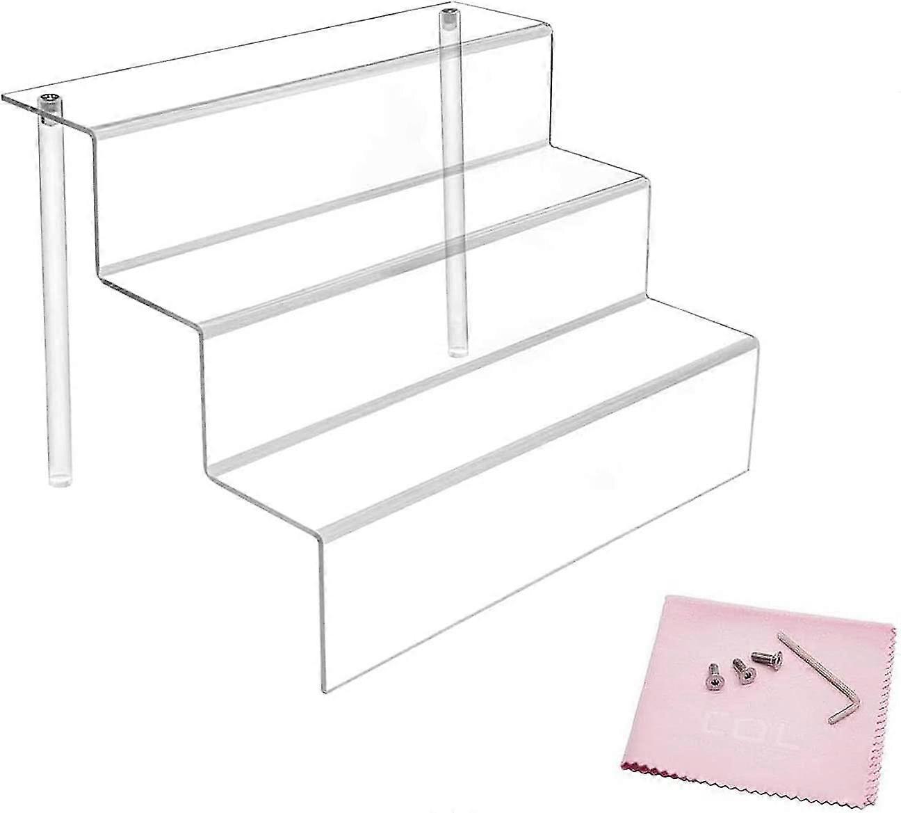 Display Stand 3 Tiered Display Shelf For Figures Perfume