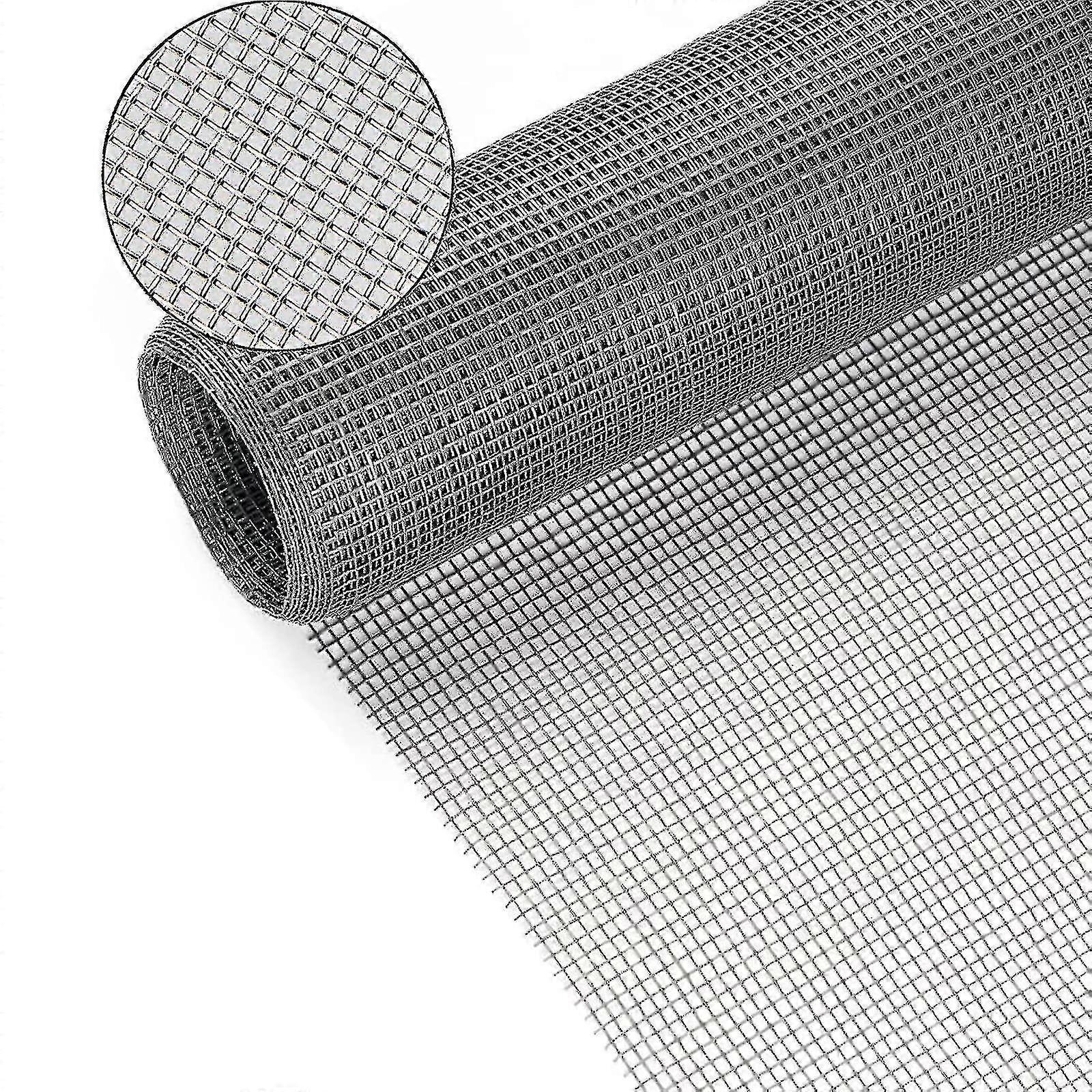 Window Screen Mesh,120cm X 250cm Durable Fiberglass Fly Screens For Windows And Doors Insect Mesh Replacement Fly Net