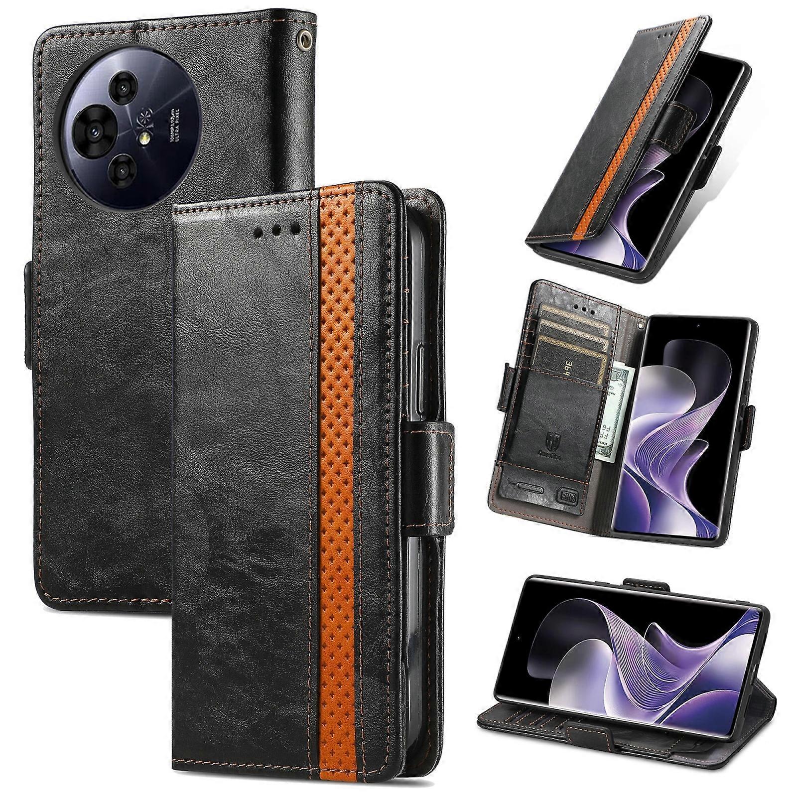 Splicing Leather Case For TCL 50 Pro NxtPaper