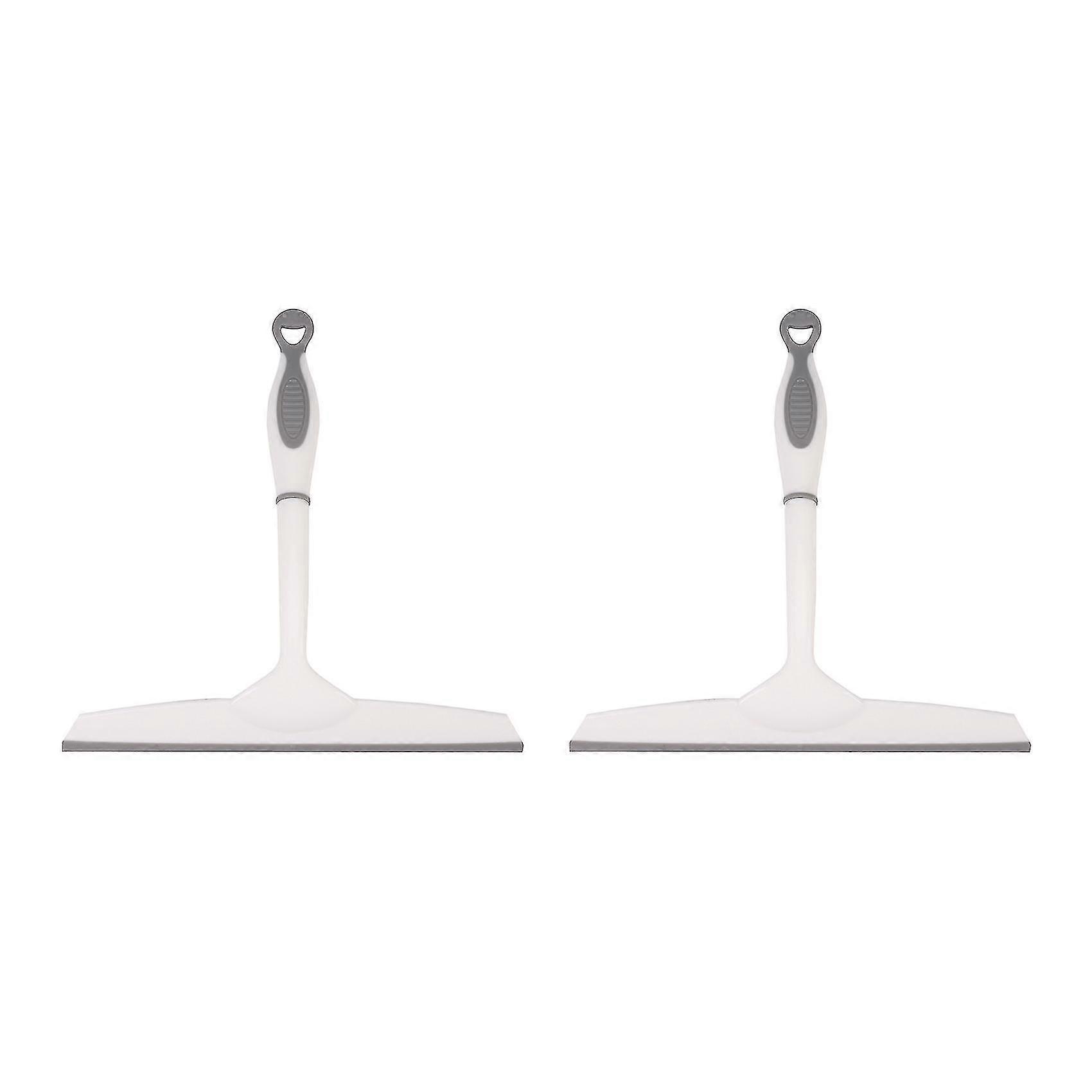 2x Practical Glass Scraper Wiper Window Brush Home Multipurpose Tools