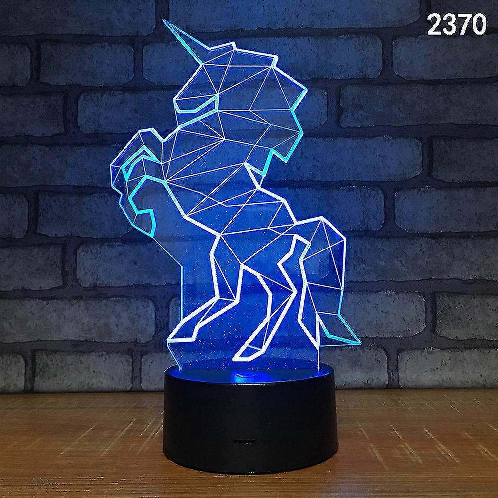 3d Led Night Light 16 Color Touch With Remote Control Kids Lamp