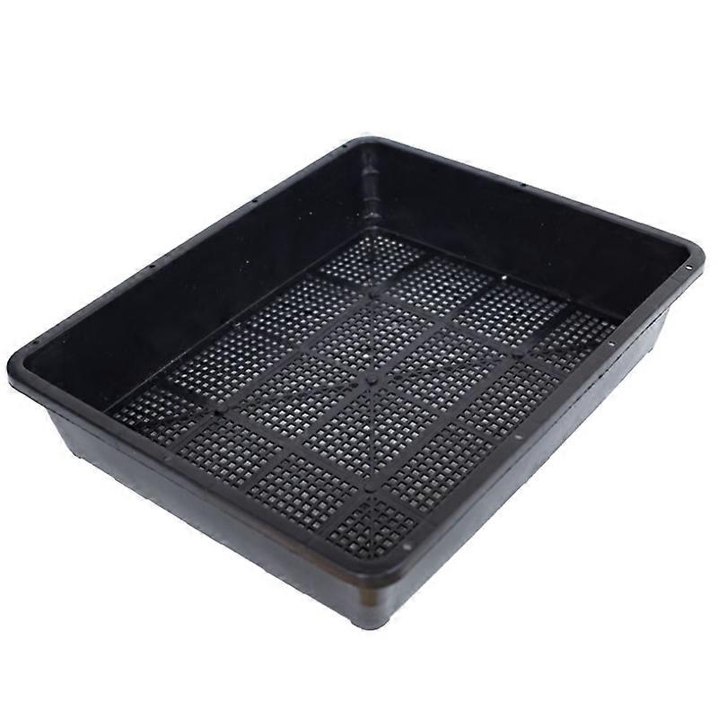 5Pcs Seedling Plant Growing Kits Tray Plant er Dish Seedling Basin Thickening Seedling Tray For Agriculture Garden Home Balcony 37X30cm