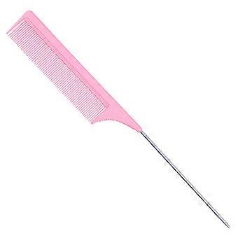  Pettine professionale a coda di topo Pettini per canzonatura resistenti al calore con codone in acciaio inossidabile per acconciatura per capelli Strumento per parrucchiere